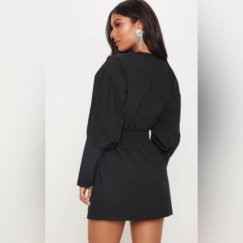 PrettyLittleThing Black Mini Dress - Picture 3 of 13